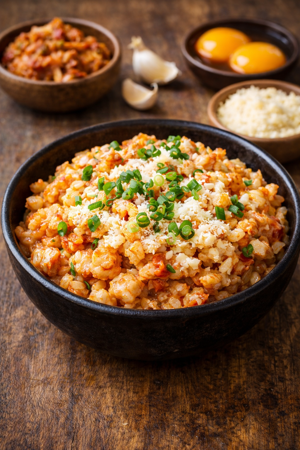 Kimchi Carbonara Rice