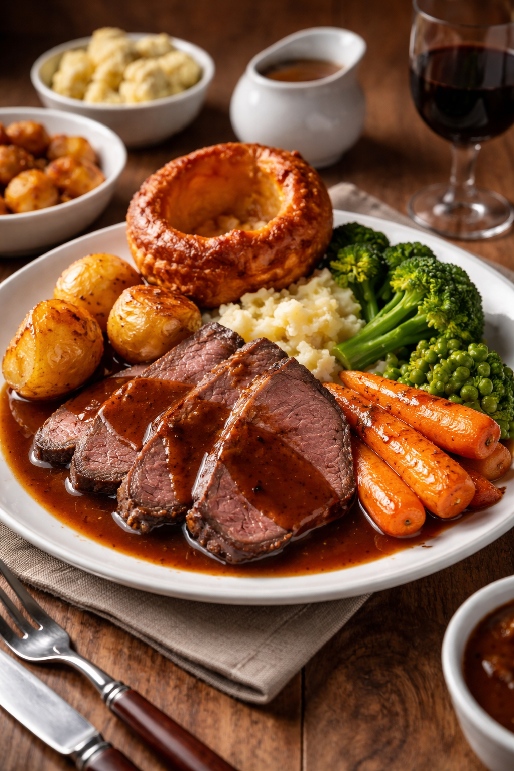 Traditional Sunday roast